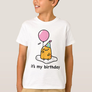 Gudetama "It's My Birthday" Tee Shirt T-Shirt