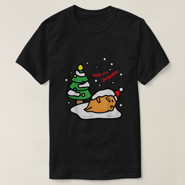 Gudetama Mehrry Gudemas Christmas Tee  (Design Front)