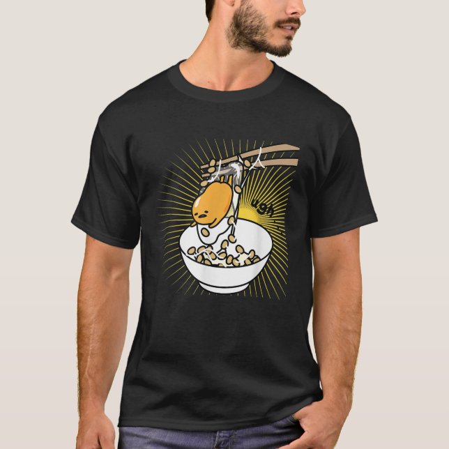 Gudetama Ugh Rice Bowl Tee Shirt (Front)