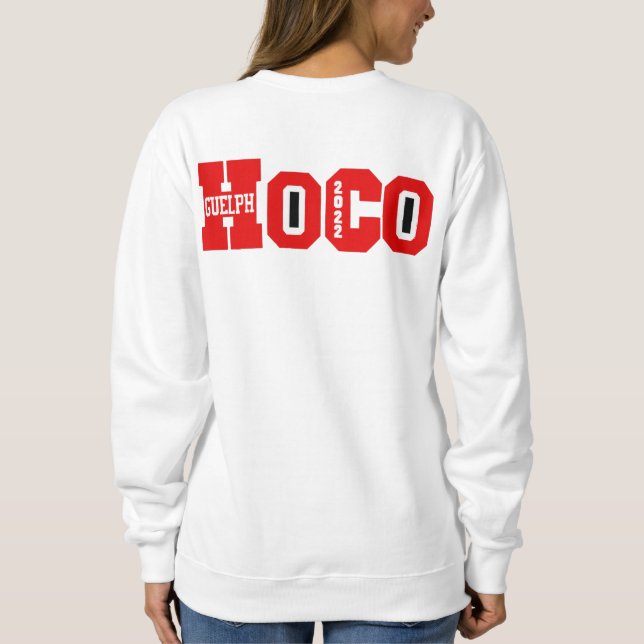 Guelph Hoco 2022 merch  Sweatshirt (Back)
