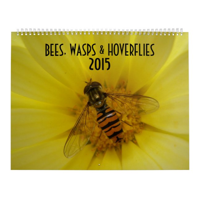 Guêpes d'abeilles et Hoverflies Calendrier 2015 (Protection)