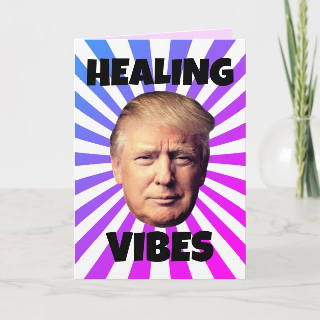 GUÉRIR LES VIBES DONALD TRUMP OBTENIR LA CARTE DE  (Devant)