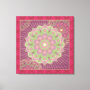 Guérison Mandala - Toile Enveloppée