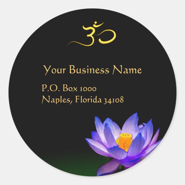 Guérisseurs holistiques, autocollants Om (Devant)