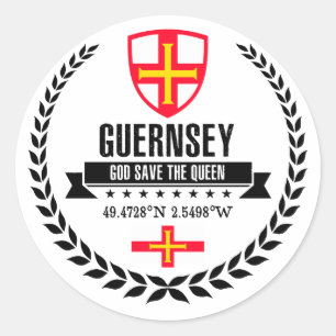 Guernsey Classic Round Sticker