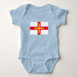 Guernsey Flag Baby Bodysuit