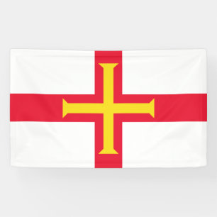 Guernsey flag Banner