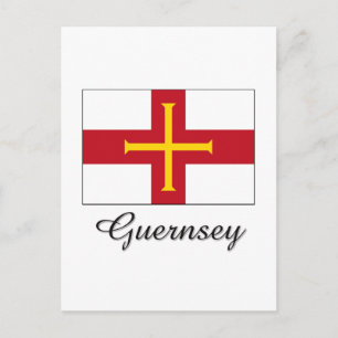 Guernsey Flag Design Postcard
