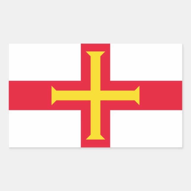 Guernsey Flag GG Sticker (Front)