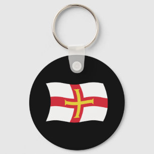 Guernsey Flag Keychain