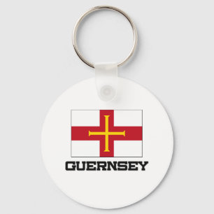 Guernsey Flag Keychain