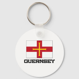 Guernsey Flag Keychain