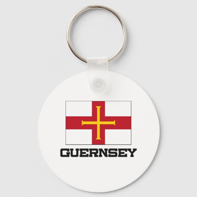 Guernsey Flag Keychain (Front)