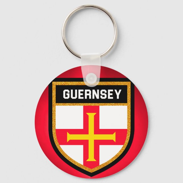Guernsey Flag Keychain (Front)