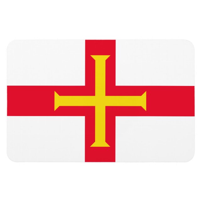 Guernsey Flag Magnet (Horizontal)