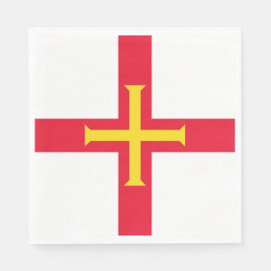 Guernsey Flag Napkin