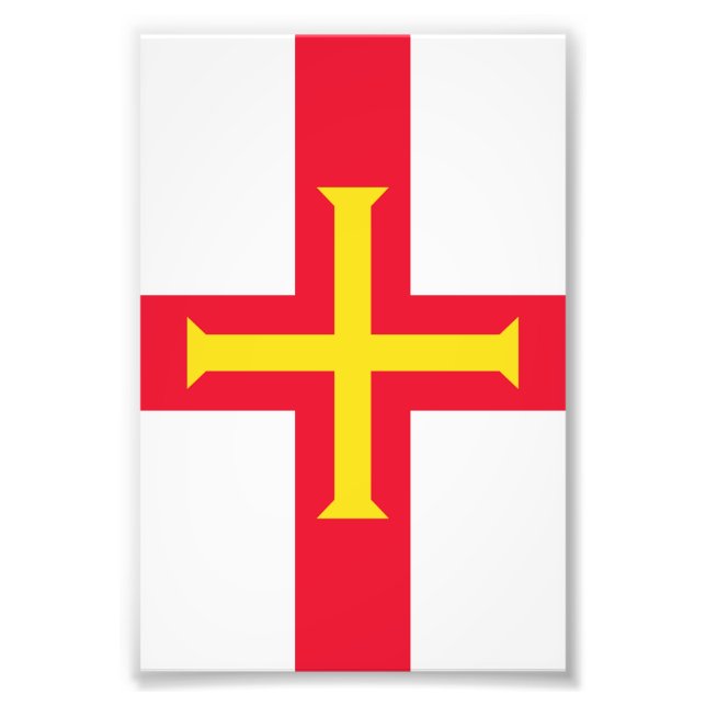 Guernsey flag photo print (Front)