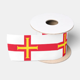 Guernsey Flag Satin Ribbon