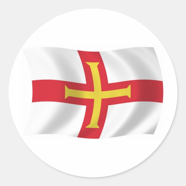 Guernsey Flag Sticker (Front)