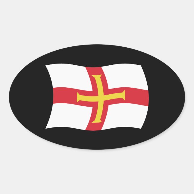 Guernsey Flag Sticker (Front)