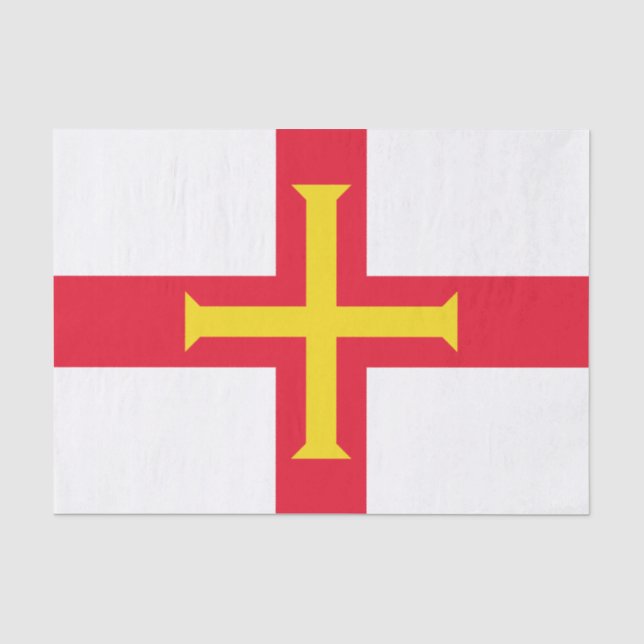 Guernsey Flag Tissue Paper (Front)