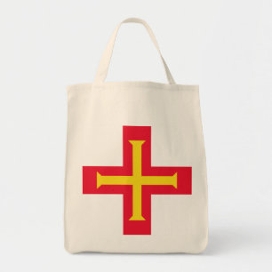 Guernsey flag tote bag