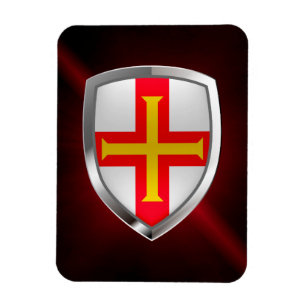 Guernsey Metallic Emblem Magnet