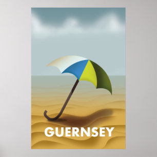 Guernsey vintage travel poster
