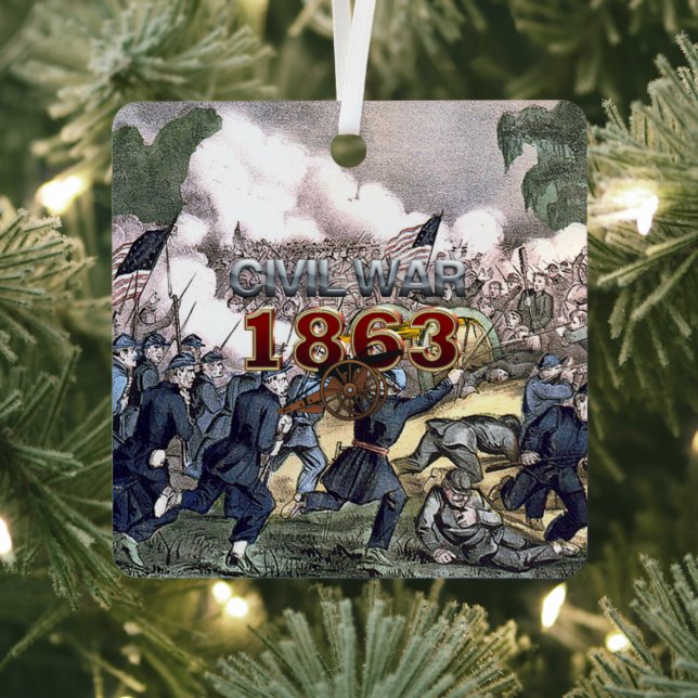 Guerre civile ABH 1863 Ornement métallique (Insitu)