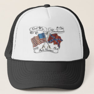 guerre civile et casquette divers de logo de