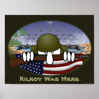 Guerre mondiale 2 Kilroy Poster 1