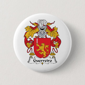 Guerreiro Family Crest 2 Inch Round Button