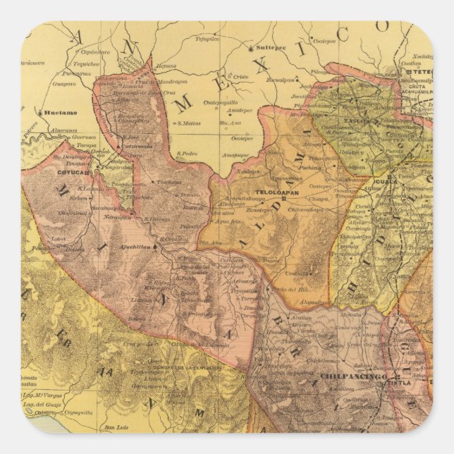 Guerrero Square Sticker (Front)