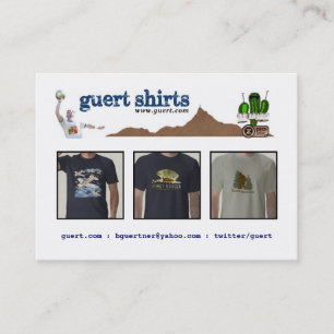 Guert Shirts Business Card