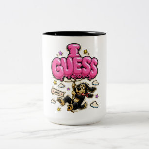 Guess Again Personalized Funny Sarcastic Two-Tone Coffee Mug