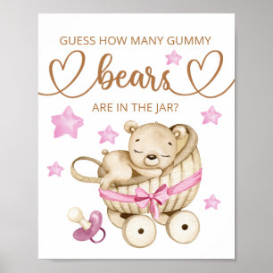 Guess how many gummy bears poster