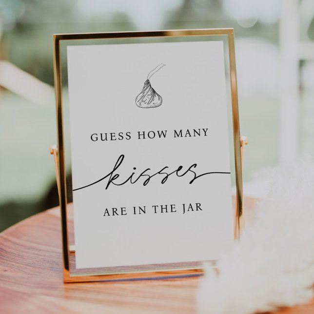 Guess How Many Kisses are in the Jar Poster (Creator Uploaded)