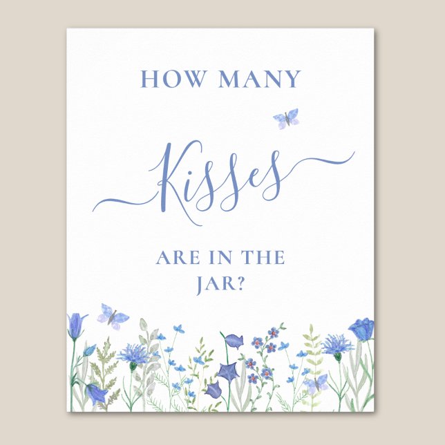 Guess How Many Kisses Bridal Shower  Poster (Creator Uploaded)