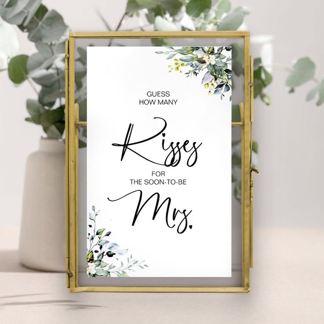 Guess How Many Kisses for the Soon-to-be Mrs. Sign (Creator Uploaded)