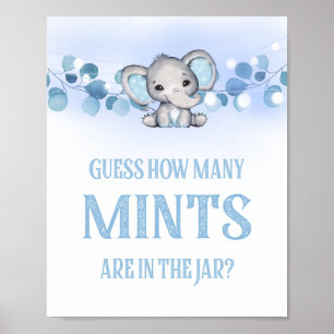 Guess How Many Mints Are in the Jar Poster