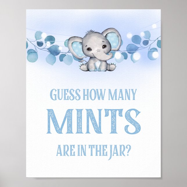Guess How Many Mints Are in the Jar Poster (Front)