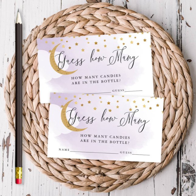 Guess How Many Purple Over the Moon Guess Card (Creator Uploaded)