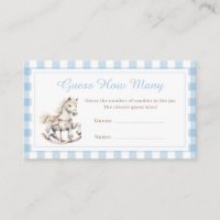 Guess How Many Rocking Horse Baby Shower Game