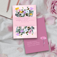 Guess How Many Wildflower Seeds Guessing Game Card