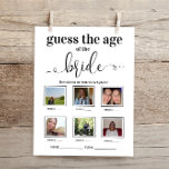 Guess the age of the Bride Bridal Shower Game<br><div class="desc">Guess the age of the Bride Bridal Game - here is the one of the common bridal shower game to make your guests having a good time. As it is prepare as a template you can personalize it according to your wishes/needs. FOR MORE GAMES WITH THE SAME DESIGN write G317...</div>