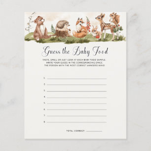 Guess the Baby Food Baby Shower Game