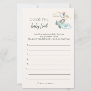 Guess The Baby Food Game Bearly Wait Airplane Boy