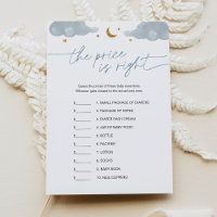 Guess the Price Twinkle Star Baby Shower Game