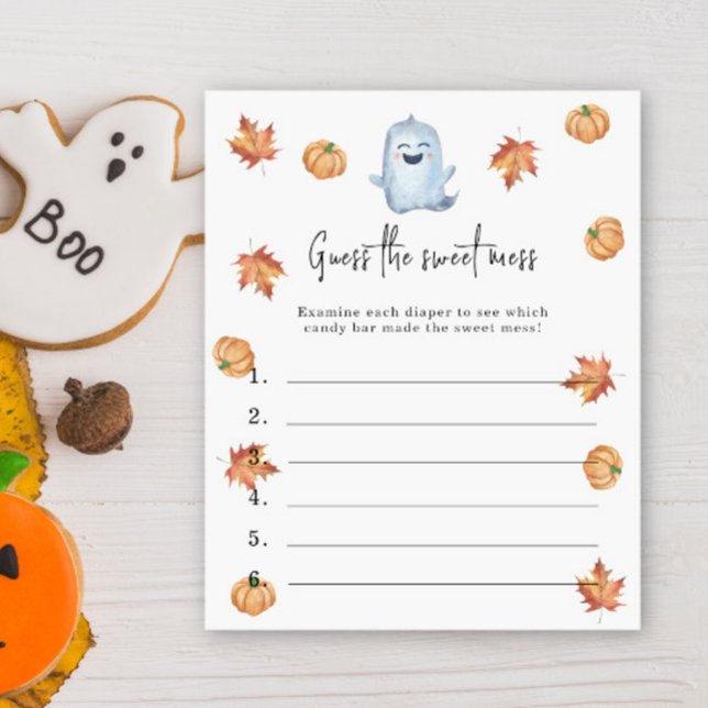 Guess the sweet mess - baby shower game (Creator Uploaded)