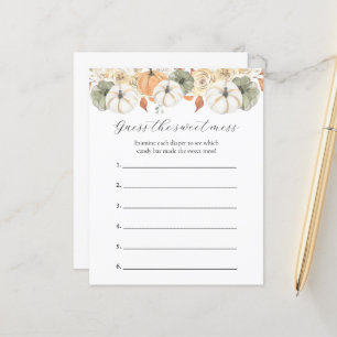 Guess the Sweet Mess Baby Shower Game